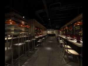 restaurant teahouse cafe drinks clubhouse 126 3D Model