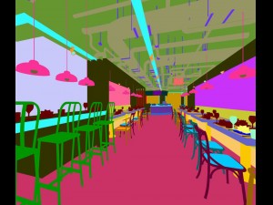 restaurant teahouse cafe drinks clubhouse 126 3D Model