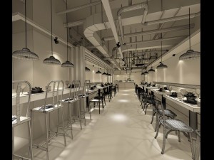 restaurant teahouse cafe drinks clubhouse 126 3D Model