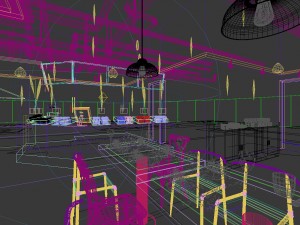 restaurant teahouse cafe drinks clubhouse 126 3D Model