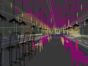 restaurant teahouse cafe drinks clubhouse 126 3D Model