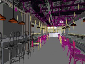 restaurant teahouse cafe drinks clubhouse 126 3D Model