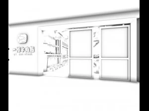 restaurant teahouse cafe drinks clubhouse 126 3D Model