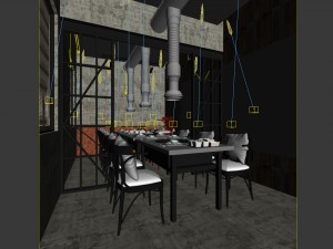 restaurant teahouse cafe drinks clubhouse 127 3D मॉडल