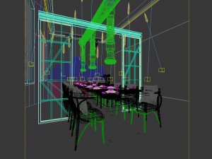 restaurant teahouse cafe drinks clubhouse 127 3D मॉडल