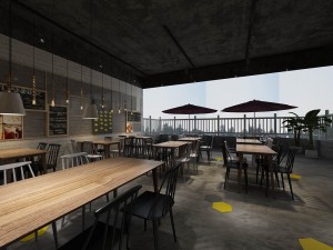 restaurant teahouse cafe drinks clubhouse 128 3D Model