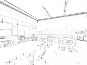 restaurant teahouse cafe drinks clubhouse 128 3D Model