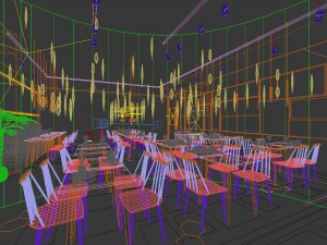 restaurant teahouse cafe drinks clubhouse 128 3D Model