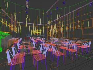 restaurant teahouse cafe drinks clubhouse 128 3D Model