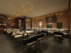 restaurant teahouse cafe drinks clubhouse 129 3D Model