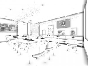 restaurant teahouse cafe drinks clubhouse 129 3D Model