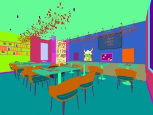 restaurant teahouse cafe drinks clubhouse 129 3D Model