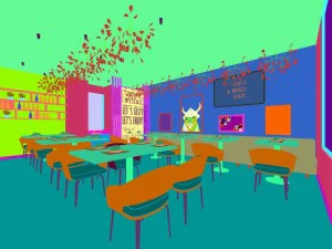 restaurant teahouse cafe drinks clubhouse 129 3D Model