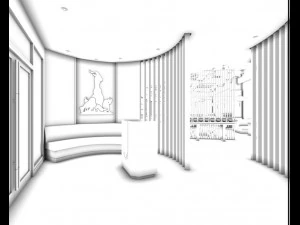 restaurant teahouse cafe drinks clubhouse 130 3D Model
