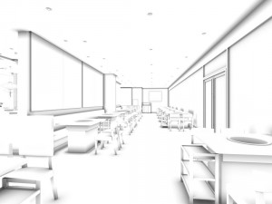 restaurant teahouse cafe drinks clubhouse 130 Modelo 3D