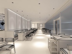 restaurant teahouse cafe drinks clubhouse 130 Modelo 3D