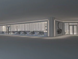restaurant teahouse cafe drinks clubhouse 130 3D Model