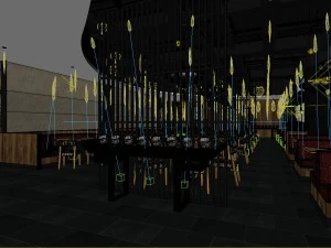 restaurant teahouse cafe drinks clubhouse 130 3D Model