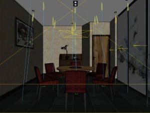 restaurant teahouse cafe drinks clubhouse 130 3D Model