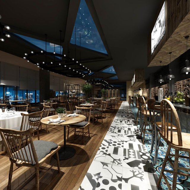 restaurant teahouse cafe drinks clubhouse 131 Modello 3D .c4d .max .obj .3ds .fbx .stl .blend 