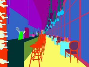 restaurant teahouse cafe drinks clubhouse 131 Modello 3D