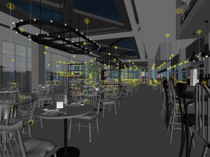 restaurant teahouse cafe drinks clubhouse 131 Modello 3D