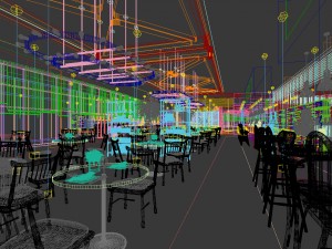 restaurant teahouse cafe drinks clubhouse 131 Modello 3D
