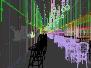 restaurant teahouse cafe drinks clubhouse 131 Modello 3D