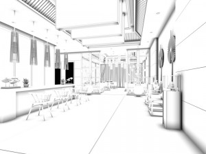 restaurant teahouse cafe drinks clubhouse 133 3D Model