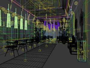 restaurant teahouse cafe drinks clubhouse 133 3D Model
