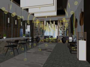 restaurant teahouse cafe drinks clubhouse 133 3D Model