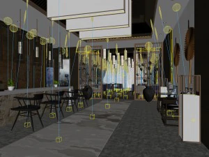 restaurant teahouse cafe drinks clubhouse 133 3D Model