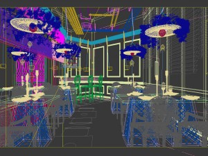 restaurant teahouse cafe drinks clubhouse 134 3D Model