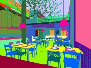 restaurant teahouse cafe drinks clubhouse 135 3D Model
