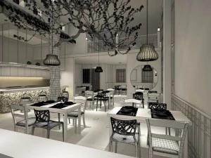 restaurant teahouse cafe drinks clubhouse 135 3D Model