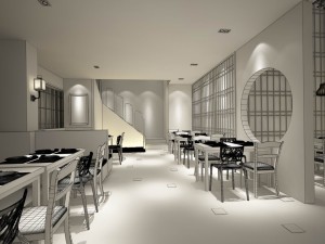 restaurant teahouse cafe drinks clubhouse 135 3D Model