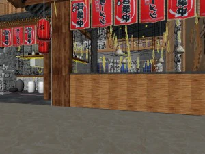 restaurant teahouse cafe drinks clubhouse 135 3D Model
