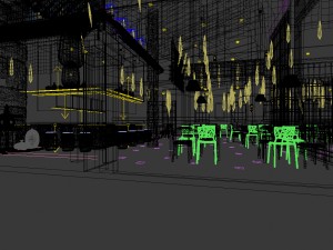 restaurant teahouse cafe drinks clubhouse 135 3D Model