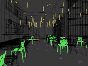restaurant teahouse cafe drinks clubhouse 135 3D Model