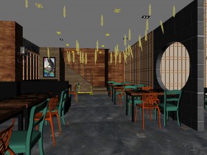 restaurant teahouse cafe drinks clubhouse 135 3D Model
