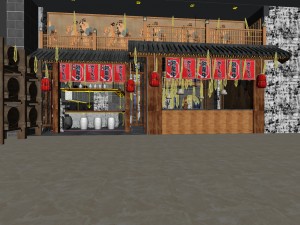 restaurant teahouse cafe drinks clubhouse 135 3D Model