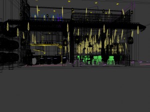 restaurant teahouse cafe drinks clubhouse 135 3D Model