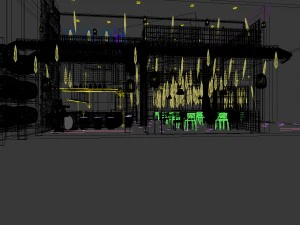 restaurant teahouse cafe drinks clubhouse 135 3D Model