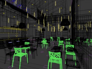 restaurant teahouse cafe drinks clubhouse 135 3D Model