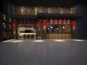 restaurant teahouse cafe drinks clubhouse 135 3D Model