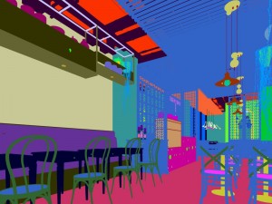 restaurant teahouse cafe drinks clubhouse 137 3D Model