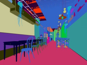restaurant teahouse cafe drinks clubhouse 137 3D Model