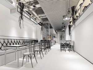 restaurant teahouse cafe drinks clubhouse 137 3D Model