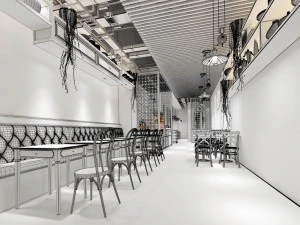 restaurant teahouse cafe drinks clubhouse 137 3D Model