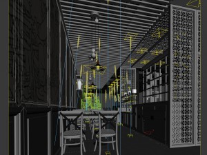 restaurant teahouse cafe drinks clubhouse 137 3D Model